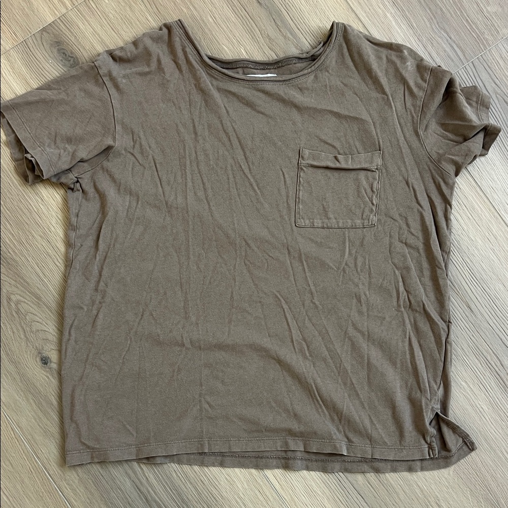 Madewell Tan T-Shirt